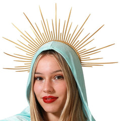 Serre tête Soleil Dorée / Couronne Tête Or / Tiare Diadème halo Orion / La Maison Du Déguisement