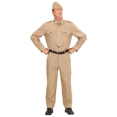 Déguisement Militaire Soldat WW2 / Costume Officier Militaire Beige / La maison du Déguisement