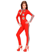 Location Déguisement Combinaison Pilotes De Course Femme / Location Costume Pilote Formule 1 Adulte / Location Costume Racer BABE / La Maison Du Déguisement