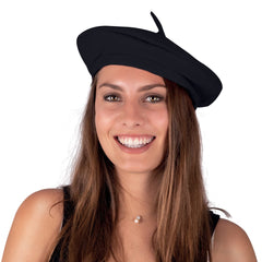 Béret Noir / Béret France noir / La Maison du Déguisement