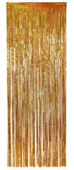 Rideau Lamelles doré / Rideau métallique Or / Rideau en aluminium or métallique / La Maison du Déguisement