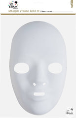 Masque Neutre Pack de 6 / 6 Masques Neutre blancs / La Maison Du Déguisement