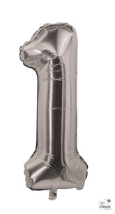 Ballon Aluminium Chiffre 1 Argent / La Maison Du Déguisement