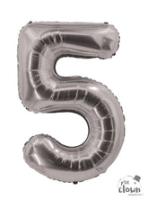 Ballon Aluminium Chiffre 5 Argent / La Maison Du Déguisement