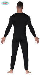 Déguisement Combinaison Noir Adulte / Costume Maillot Noire Homme / La Maison Du Déguisement