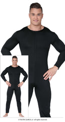 Déguisement Combinaison Noir Adulte / Costume Maillot Noire Homme / La Maison Du Déguisement