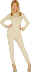Déguisement Combinaison Beige Adulte / Costume Combinaison Chair Femme / La Maison Du Déguisement
