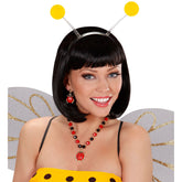 Serre Tête Antennes Jaune / Serre tête boules Jaune / La Maison Du Déguisement