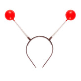Serre Tête Antennes Rouge / Serre tête boules Rouge / La Maison Du Déguisement