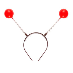 Serre Tête Antennes Rouge / Serre tête boules Rouge / La Maison Du Déguisement