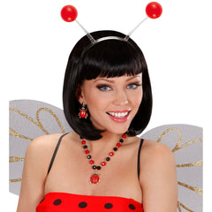 Serre Tête Antennes Rouge / Serre tête boules Rouge / La Maison Du Déguisement