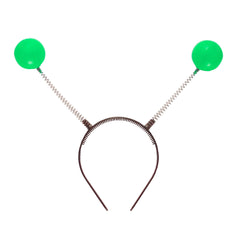 Serre Tête Antennes Vert / Serre tête boules Vert / La Maison Du Déguisement