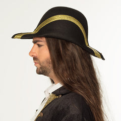 Chapeau Bicorne En Feutre / Chapeau Bicorne Napoléon / Chapeau Chapeau Pirate Amiral Bicorne / La Maison Du Déguisement