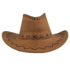 Chapeau Cowboy Marron / Chapeau Western Marron clair / Chapeau Cow boy marron / La Maison du Déguisement