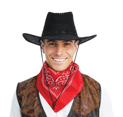 Chapeau Cowboy Noir / Chapeau Western Noir / Chapeau Cow boy Noir / La Maison Du Déguisement