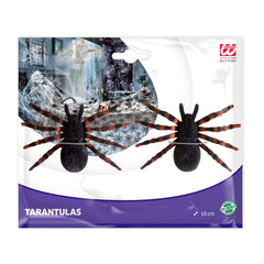 Lot de 2 araignées floquées / 2 araignées floquées / La Maison Du Déguisement