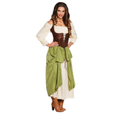 Location Déguisement Paysanne Adulte / Costume Fille du village / Costume Tavernier Femme / Location Costume Princesse Médiévale Femme / La Maison Du Déguisement