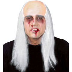 Crâne de vieux / Coiffe De Zombie Avec Cheveux / La Maison Du Déguisement