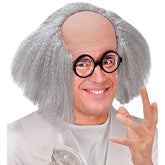 Coiffe Professeur Fou / Crâne Einstein Gris / La Maison Du Déguisement