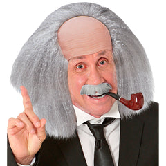 Coiffe Professeur Fou / Crâne Einstein Gris / La Maison Du Déguisement