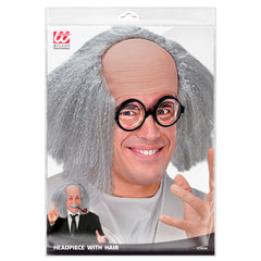 Coiffe Professeur Fou / Crâne Einstein Gris / La Maison Du Déguisement