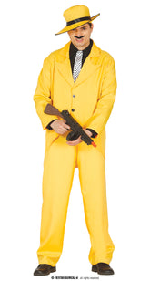 Déguisement Gangster / Costume Gangster Jaune / La Maison Du Déguisement