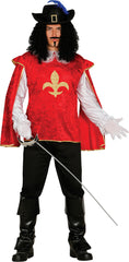 Déguisement Mousquetaire Rouge / Costume Mousquetaire Rouge / La Maison Du Déguisement