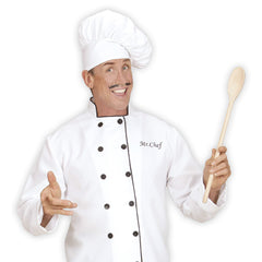 Toque de cuisinier Luxe / Toque de Chef cuisinier Luxe / Coiffe Chef Cuisinier Luxe / La Maison De Déguisement