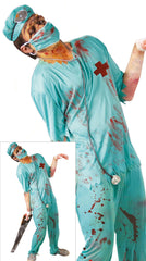 Déguisement Chirurgien Zombie / Costume Urgence Zombie / Costume Infirmier Zombie Halloween / La Maison Du Déguisement