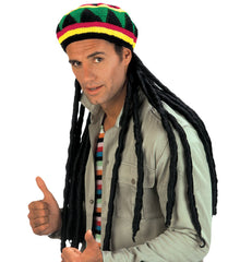 Perruque Rasta Avec Dreadlocks / Bonnet Rasta avec Dreadlocks / La Maison Du Déguisement