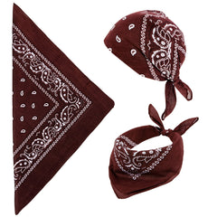Bandana Cowboy Marron / Bandana de Cow boy Marron / Bandana Marron / La Maison Du Déguisement
