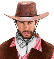 Bandana Cowboy Blanc / Bandana de Cow boy Blanc / Bandana Blanc / La Maison du Déguisement