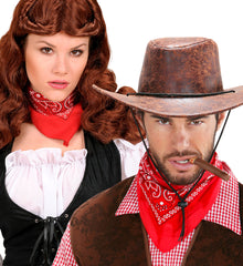 Bandana Cowboy Rouge / Bandana de Cow boy Rouge / Bandana Rouge / La Maison du Déguisement