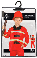 Déguisement Pompier Rouge Enfant / Costume Pompier Rouge Enfant / La Maison Du Déguisement