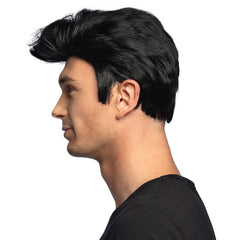 Perruque Danny / Perruque Elvis Rock / Perruque Disco Homme Noir / La Maison Du Déguisement