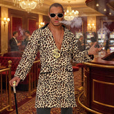 Déguisement Veste Rappeur Léopard / Costume Manteau Playboy Léopard / Costume Bling Bling Hustler / La Maison Du Déguisement