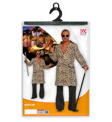 Déguisement Veste Rappeur Léopard / Costume Manteau Playboy Léopard / Costume Bling Bling Hustler / La Maison Du Déguisement