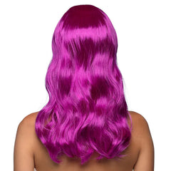 Perruque Chique Violet Glacé avec Frange / Perruque Femme Violet avec Frange / La Maison Du Déguisement