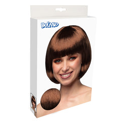 Perruque Cabaret Marron Chocolat / Perruque Party Châtain Chocolat / La Maison du Déguisement