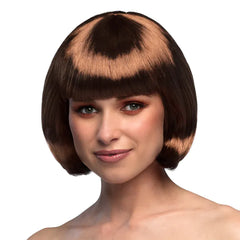 Perruque Cabaret Châtain / Perruque Cabaret Brun / Perruque Party Marron / La Maison du Déguisement