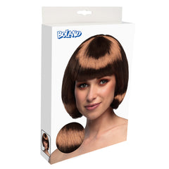 Perruque Cabaret Châtain / Perruque Cabaret Brun / Perruque Party Marron / La Maison du Déguisement