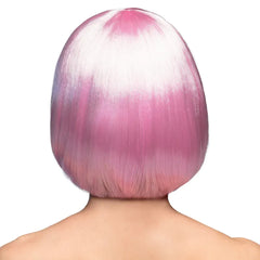 Perruque Cabaret Rose Clair / Perruque Carré Rose Clair / Perruque Party Rose Clair / La Maison Du Déguisement