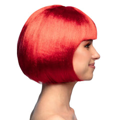 Perruque Cabaret Rouge / Perruque Carré Rouge / Perruque Party Rouge / La Maison du Déguisement