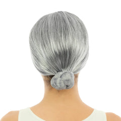 Perruque Grand-Mère Chignon Gris / La Maison du Déguisement