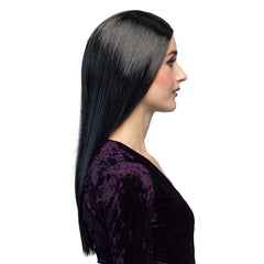 Perruque Sorcière Noir / Perruque Longs Noir / La Maison Du Déguisement