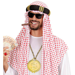 Collier Hip Hop / Collier Dollar / Collier Dollar Rappeur / La Maison Du Déguisement