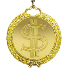 Collier Hip Hop / Collier Dollar / Collier Dollar Rappeur / La Maison Du Déguisement