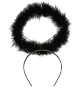Auréole Ange Noir / Serre-Tête Auréole noir / La Maison Du Déguisement