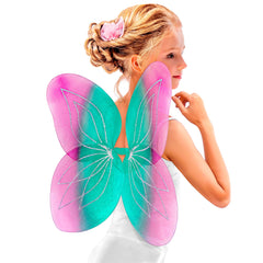 Ailes De Fée Multicolore / Ailes Fantaisie Rose et Turquoise / la Maison Du déguisement