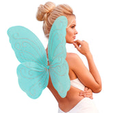 Ailes De Fée Bleu / Ailes Papillon Fantaisie Azur / La Maison Du Déguisement